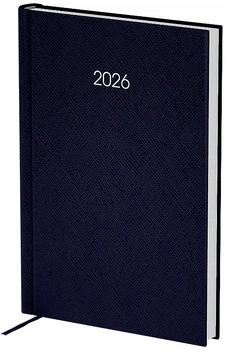 Щоденник Axent 2026 Classic Style 145x210 мм 168 аркушів Темно-синій (8840-26-2-A)