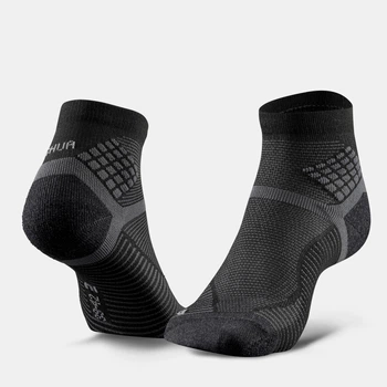 Шкарпетки для туризму 500 MH чорні 2 пари EU36.5/39.5 UA36/39 QUECHUA