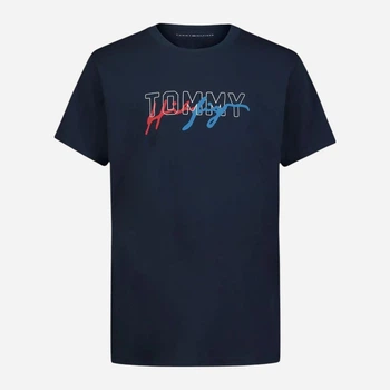 Дитяча футболка для хлопчика Tommy Hilfiger 923085666 104 см Синя (1159844037)