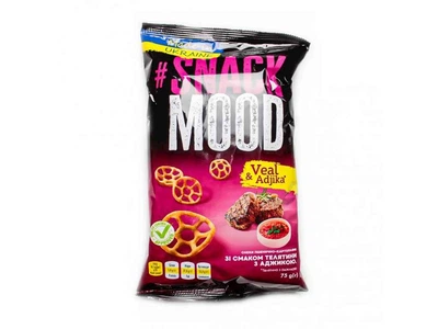Снеки SNACK MOOD 75г Телятина з аджикою пшенично - картопляні м/уп