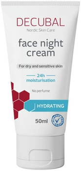 Krem nawilżający do twarzy Decubal Hydrating Face na noc 50 ml (7350087738024)