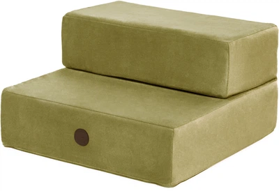 Ступеньки для собак Harley and Cho Tetris Single Olive Velur S высота 12 см (3103698)