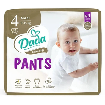 Підгузники-трусики Dada Extra Soft №4 (9–15кг) 32шт Максі