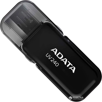 Флеш память USB ADATA UV240 32GB Black (AUV240-32G-RBK)