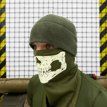 Флісова Шапка R-Military+ олива розмір L