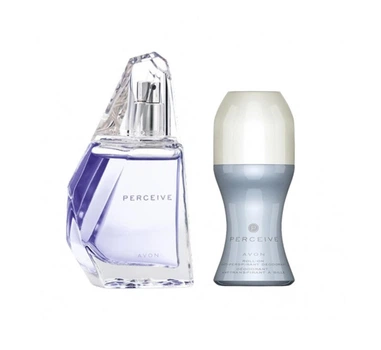 Женский парфюмированный набор 2-в-1 Avon Perceive: Парфюмерная вода Perceive для Нее 50 мл + Шариковый дезодорант-антиперспирант Perceive 50 мл