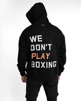 Худі We Don't Play Boxing XL Чорне