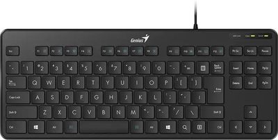 Klawiatura przewodowa Genius LuxeMate 110 USB Black (31300012402)
