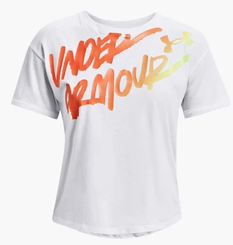 Футболка женская Under Armour Live Chroma Graphic Tee White M Білий 1366006-100