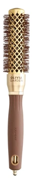 Брашинг Olivia Garden Expert Blowout Shine Wavy Bristles GOLD&BROWN 25