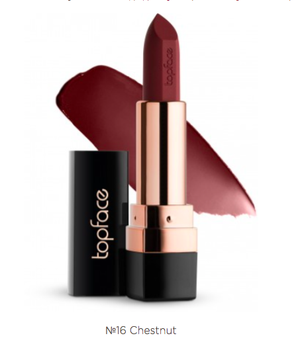 016 Помада для губ Topface Instyle Matte Lipstick (Chestnut) - PT155