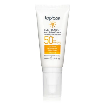 Сонцезахисний крем для обличчя "SPF 50 +" TopFace 50 мл