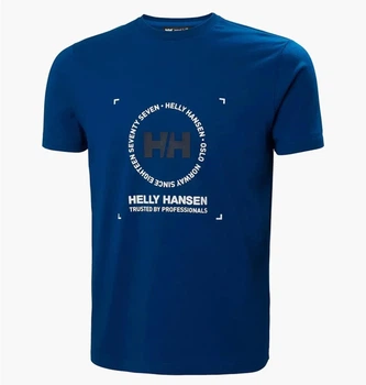 Футболка чоловіча Helly Hansen Move Cotton T-Shirt M Синій 53976-606