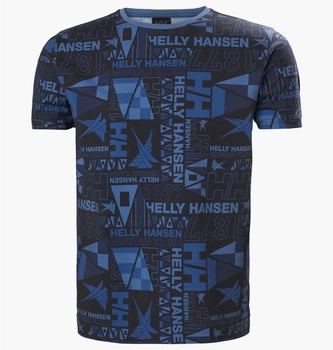 Футболка чоловіча Helly Hansen Mens Newport T-Shirt M Темно-синій 34303-585