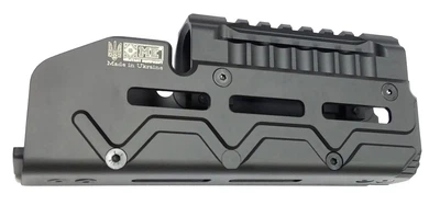 Цевье МЕ для АК авиационный алюминий Picatinny M-LOK для Сайга, коллиматора и аксессуаров