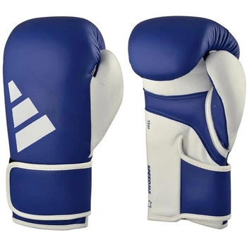 Рукавички боксерські Adidas Speed ​​165 з ліцензією WAKO | синьо/білий | Adidas ADISBG165WK 10 OZ