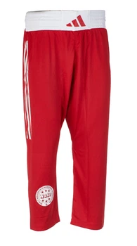 Штаны для кикбоксинга Adidas WAKO Full Contact | красные | Adidas ADIFCP01_PL 180 см