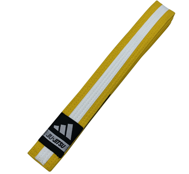 Пояс для Джиу-Джитсу Adidas | желто-белый | Adidas adiBJJB-K М2 (240см)