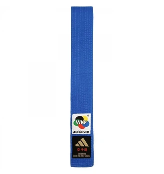 Пояс для карате серии ELITE WKF with KANJI OPTION | голубой | ADIDAS ADIB242K размер 260 см