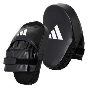 Лапы скоростные Adidas Speed Coach Mitts | черно/белая | ADISBAC01 черно/золотая 24*19*4 см