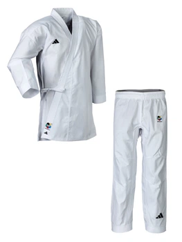 Кимоно для карате Adidas Fighter Slim Fit с лицензией WKF | белое | K220DNAWKF размер 180