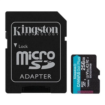 Карта памяти 256 ГБ U3 V30 microSDXC Kingston Canvas Go! Plus SDCG3/256GB