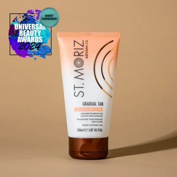 Лосьйон для поступового прояву автозасмаги з шимером St.Moriz Advanced Illuminating Gradual Tan Lotion, 150 мл