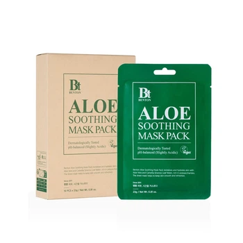 Набір з 10 Масок з алое Benton Aloe Soothing Mask Pack, 10 шт по 23 мл
