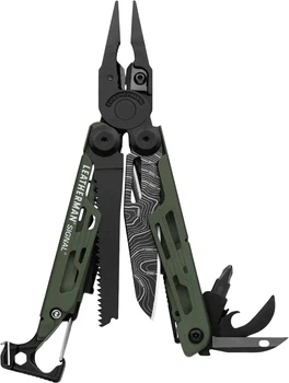 Мультитул Leatherman Signal Green Topo кресало, свисток, молоток, алмазный точило