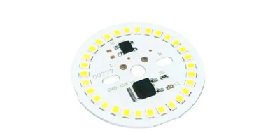 Светодиодный LED-модуль 15Вт, 46 мм AC220В плата для ремонта ламп 15Вт, теплый белый