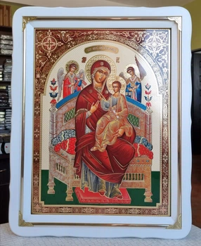 Ікона Пресвята Богородиця Всецариця 47*37, сюжет 30*40 (5426)
