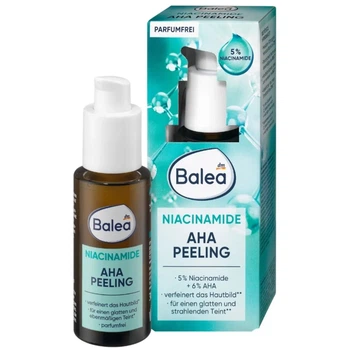 Скраб для тіла Natural Beauty Balea з ніацинамідом та AHA-кислотами, 300 г
