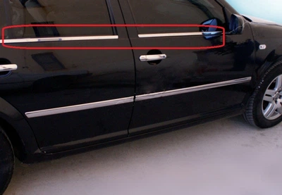 Нержавеющая наружная окантовка стекол (4 шт) для универсала Volkswagen Bora 1998-2004 годов.