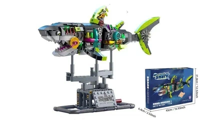 Конструктор акула мегалодон Shark Technic Monster на 747 деталі (554)