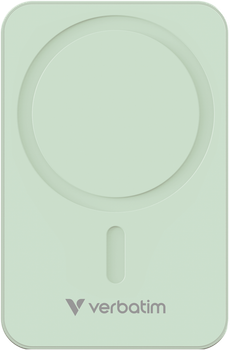 УМБ Verbatim Charge Go Essentials Magnetic Wireless 20000 mAh 35W Green (23942322245)