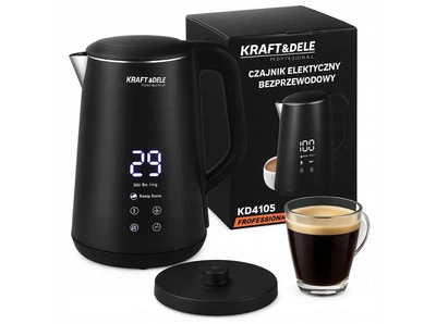Електричний чайник Kraft&Dele KD4105 з контролем температури 1,6 л 1500 Вт чорний