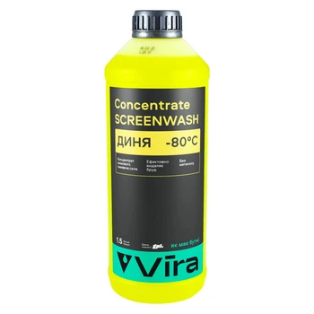 Омыватель стекла зимний Vira -80 ° С Дыня концентрат 1,5л VI0502