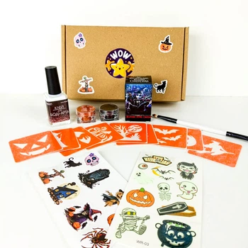 Набір для біо-тату "Wow Box Хелловін для 1 дитини" від Fresh Tattoo (wow-box-halloween-1)