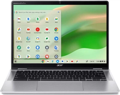 Ноутбук Acer Chromebook Spin CP314-2HN 14" сенсорний/Intel Core i3 N305/8GB/SSD 256GB/UMA/ChromeOS/сріблястий (NX.KYJEU.001)