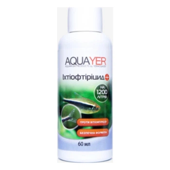 Препарат для лечения рыб AQUAYER Ихтиофтирицида (манки) 60 мл
