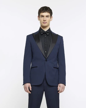 Піджак River Island темно-синій WVCDR509 40