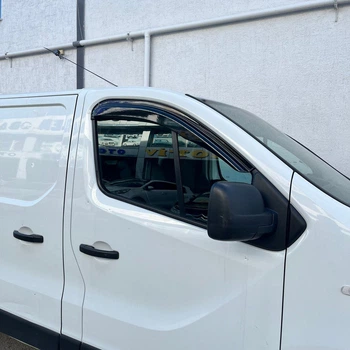 Ветровики EuroCap для Nissan NV300/Primastar (2016-2023 гг), комплект 2 шт, дефлекторы окон Nissan NV300