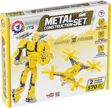 Klocki konstrukcyjne Technok 570 elementów (4823037610136)