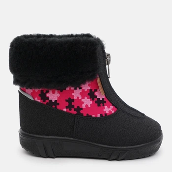 Детские зимние ботинки для девочки Kuoma Baby wool 1341-3794 23 Розовые (6410901828230)