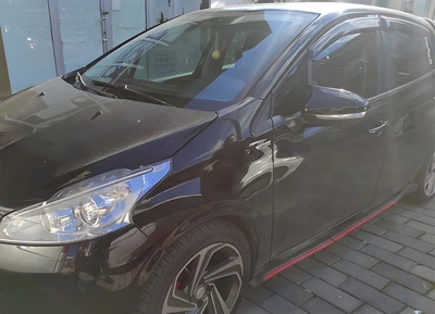Накладки на дзеркала в стилі BMW (2 шт) для Peugeot 208 (2012-2019 рр.)