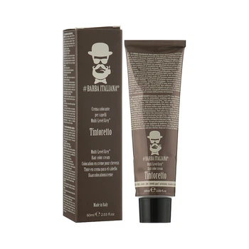 Крем-фарба для волосся Barba Italiana Tintoretto Multi Level Grey Hair Color Cream (Nr.1)