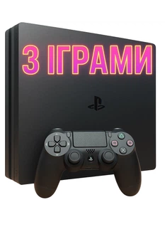 Ігрова приставка Sony Playstation 4 Pro з іграми на всю пам'ять - Б/В