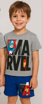 Футболка Disney Avengers (Месники) 104 см Сірий UE10602