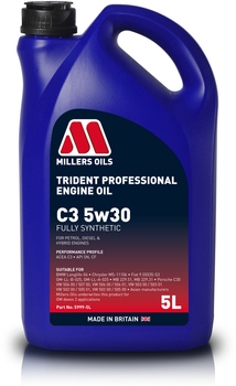 Моторне масло Millers Oils Trident Professional 5W30 5 л (5024081599951)