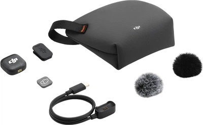 Bezprzewodowy nadajnik mikrofonowy DJI Pocket 2 Wireless Microphone Czarny (CP.OS.00000123.01)